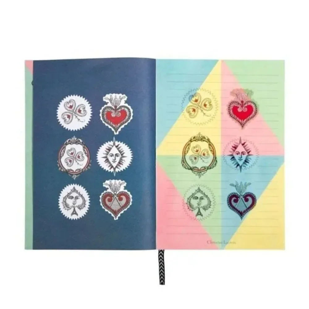 Sealed Christian Lacroix Poker Face A5‎ Layflat Notebook Journal Stickers Gilded